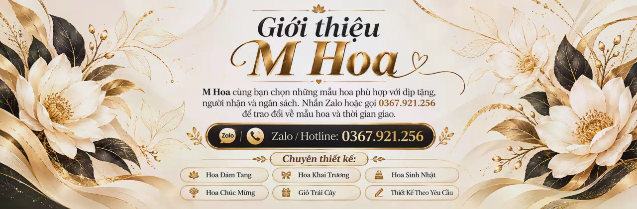 Ảnh bìa Shop hoa tươi Xã Yên Lạc Phú Thọ - Thêm sắc hoa cho ngày vui